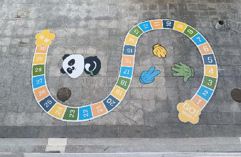 南平地面游戏彩绘