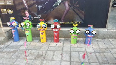 南平商业区彩绘