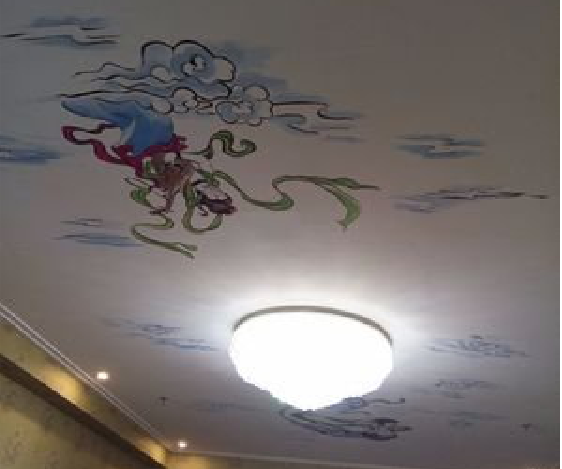 南平如何快速绘制天花板上的手绘墙？