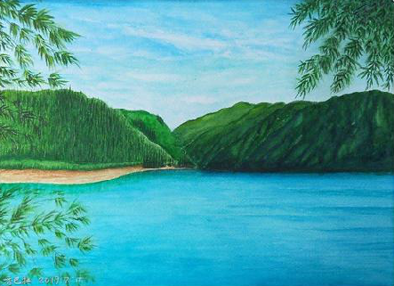 南平在墙绘中,如何绘画绿水青山?